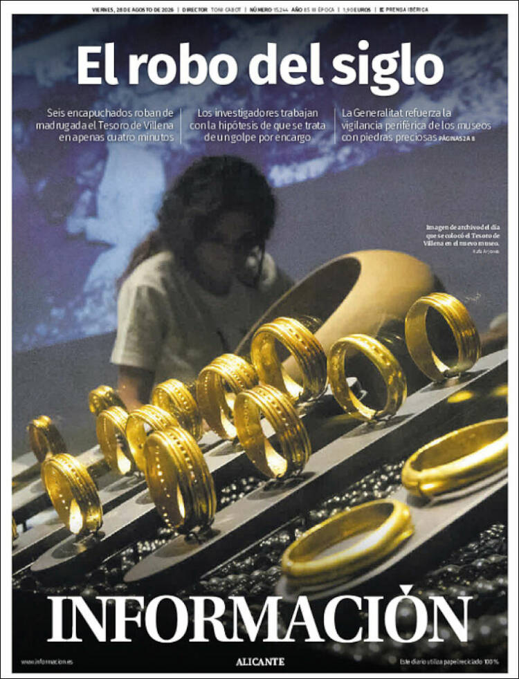Portada de Diario Información (Espa&ntilde;a)