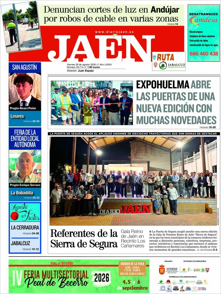 Portada de Diario Jaén (Espa&ntilde;a)