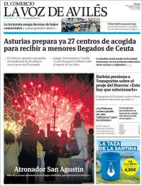 Portada de El Comercio - Avilés (Espa&ntilde;a)