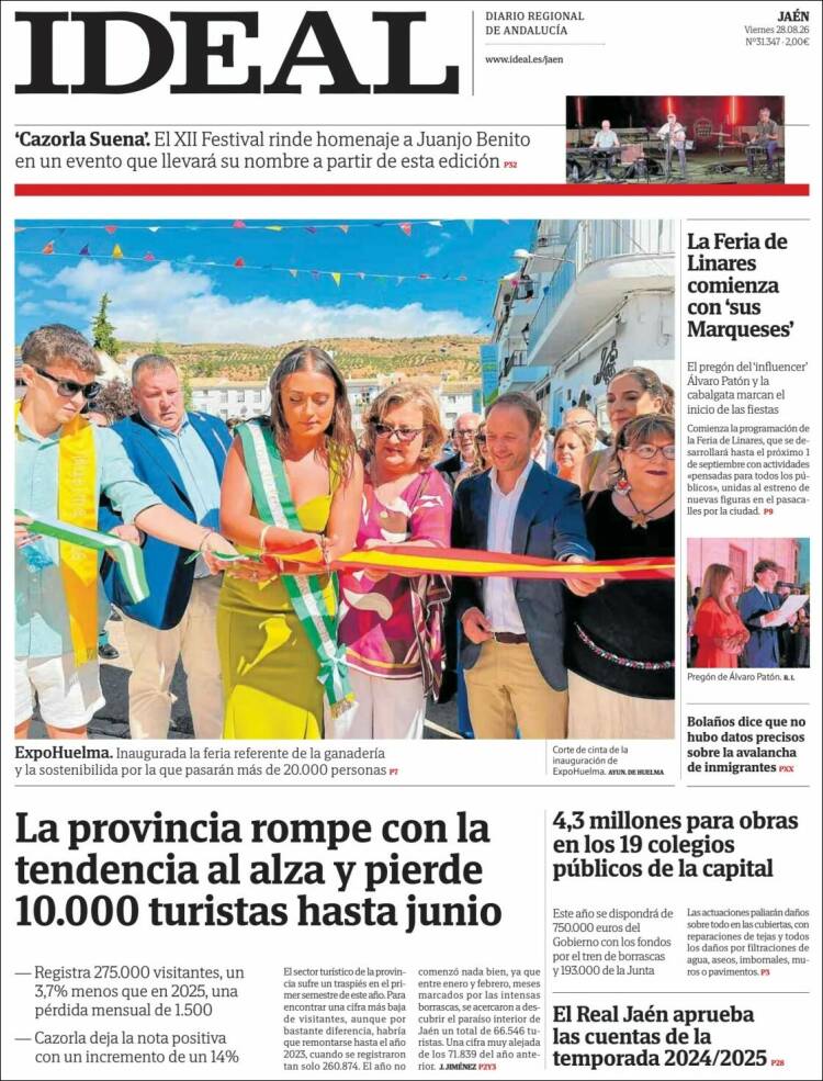 Portada de El Ideal de Jaén (Espa&ntilde;a)