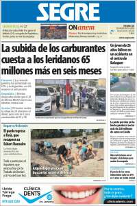 Portada de Segre  (Espa&ntilde;a)