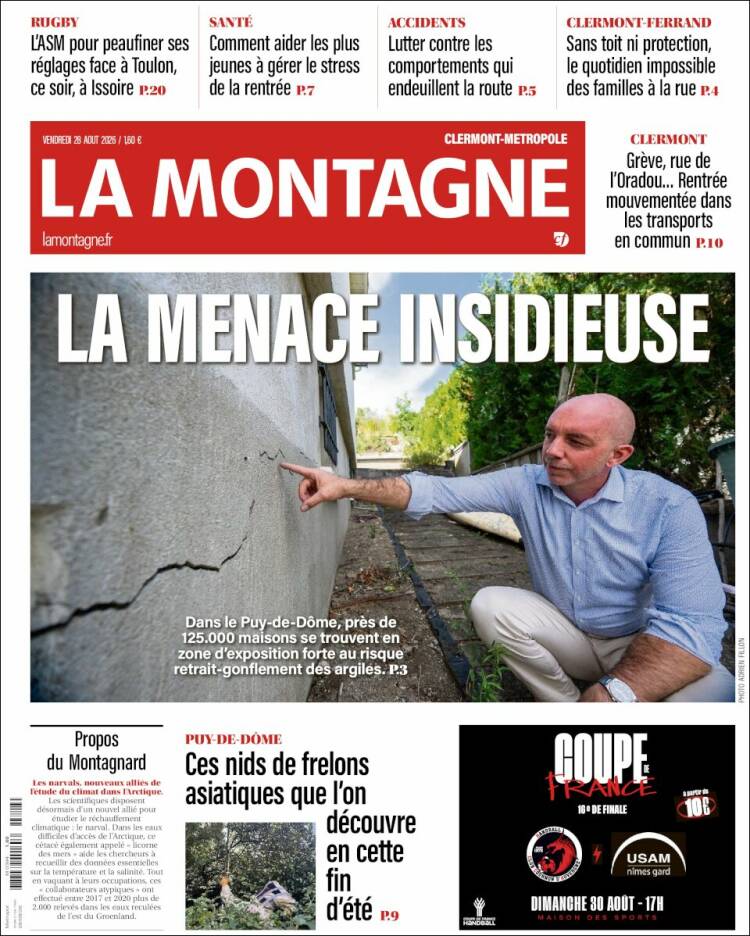 Portada de La Montagne (Francia)