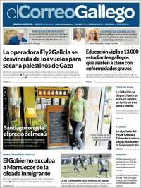 Portada de El Correo Gallego (Espa&ntilde;a)