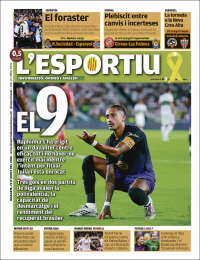 Portada de L'Esportiu (Espa&ntilde;a)