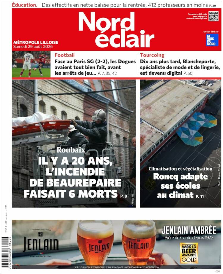 Portada de Nord Éclair (Francia)