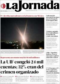 Portada de La Jornada (M&eacute;xico)