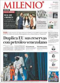 Portada de Milenio (M&eacute;xico)