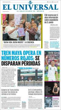 Portada de El Universal (M&eacute;xico)