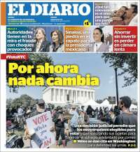 Portada de El Diario NY (USA)