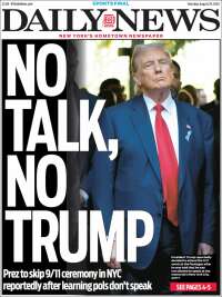 Portada de Daily News - New York (USA)