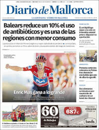 Portada de Diario de Mallorca (Espa&ntilde;a)