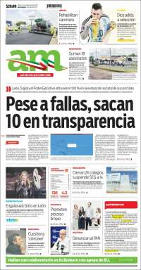 Portada de Al Día A.M. (Mexico)