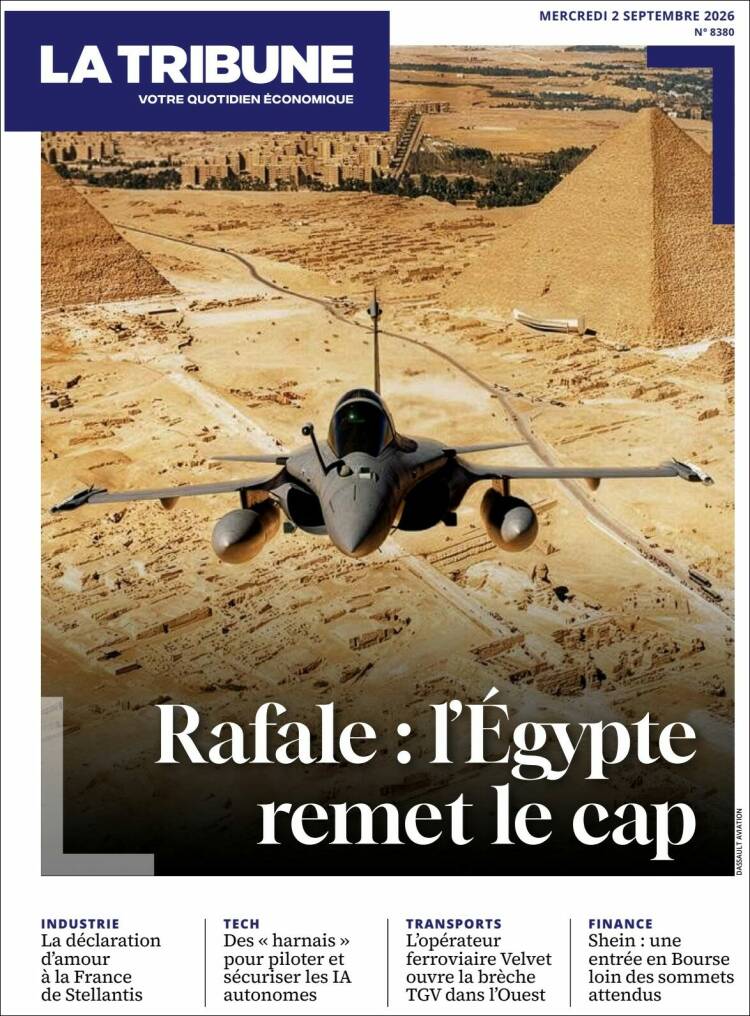 Portada de La Tribune (France)