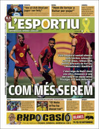 Portada de L'Esportiu (Espagne)