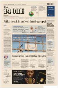 Portada de Il Sole 24 ORE (Italie)