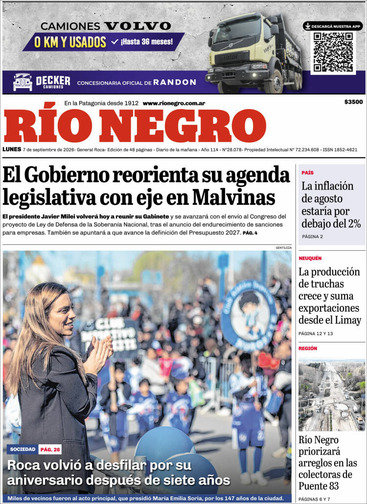 Portada de Rio Negro (Argentina)