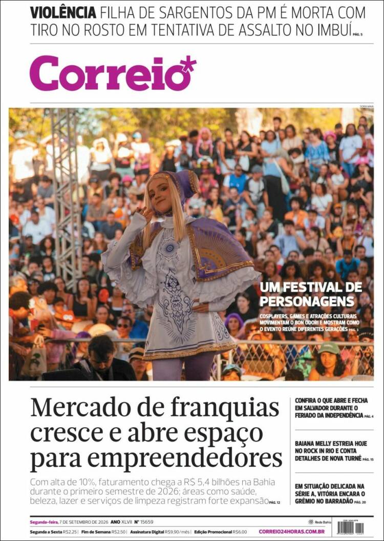 Portada de Correio* (Brasil)