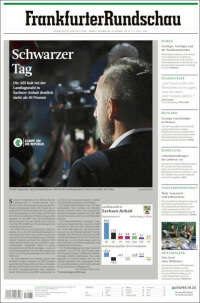 Portada de Frankfurter Rundschau (Germany)