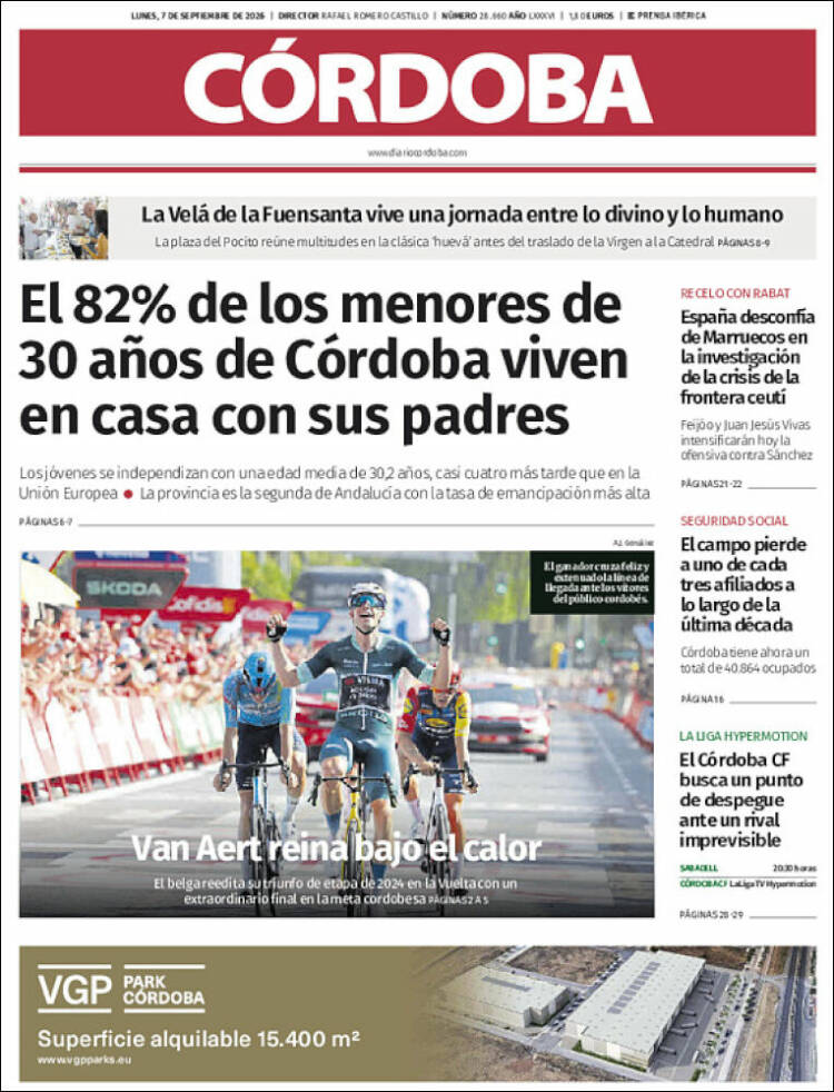 Portada de Diario de Córdoba (Espa&ntilde;a)