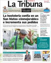 Portada de La Tribuna de Cuenca (Spain)