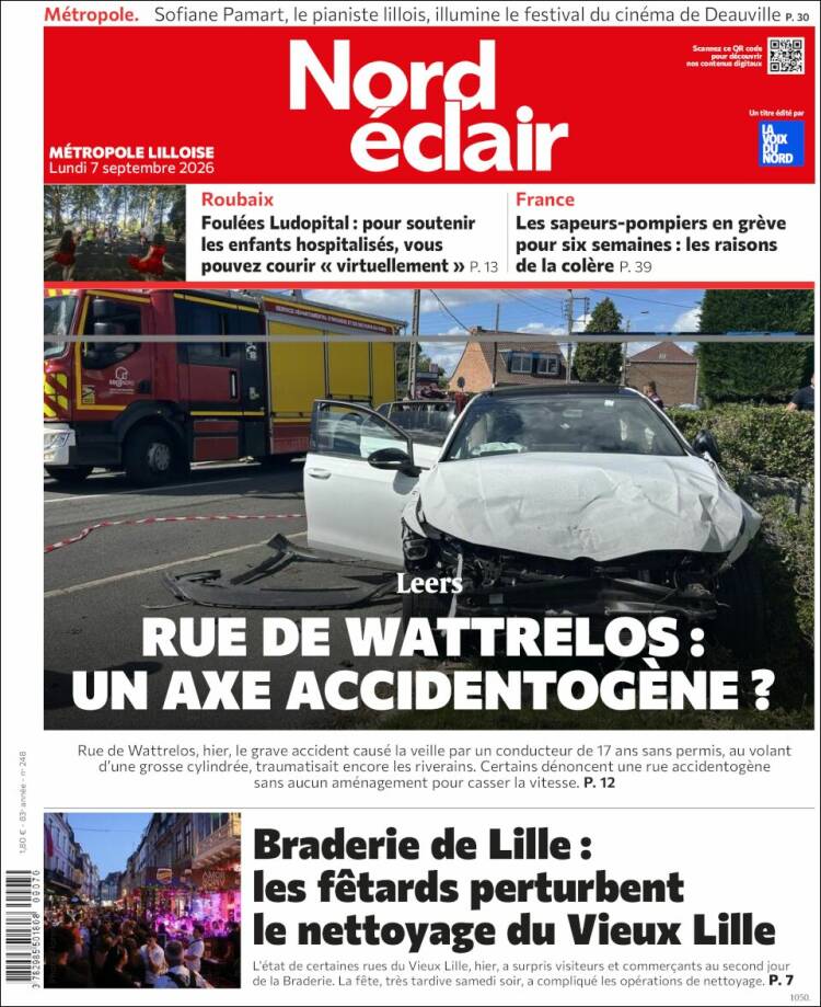 Portada de Nord Éclair (Francia)