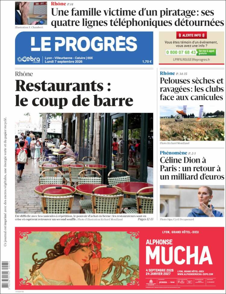 Portada de Progres de Fecamp (Francia)