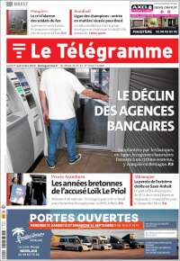 Portada de Télégramme (Francia)