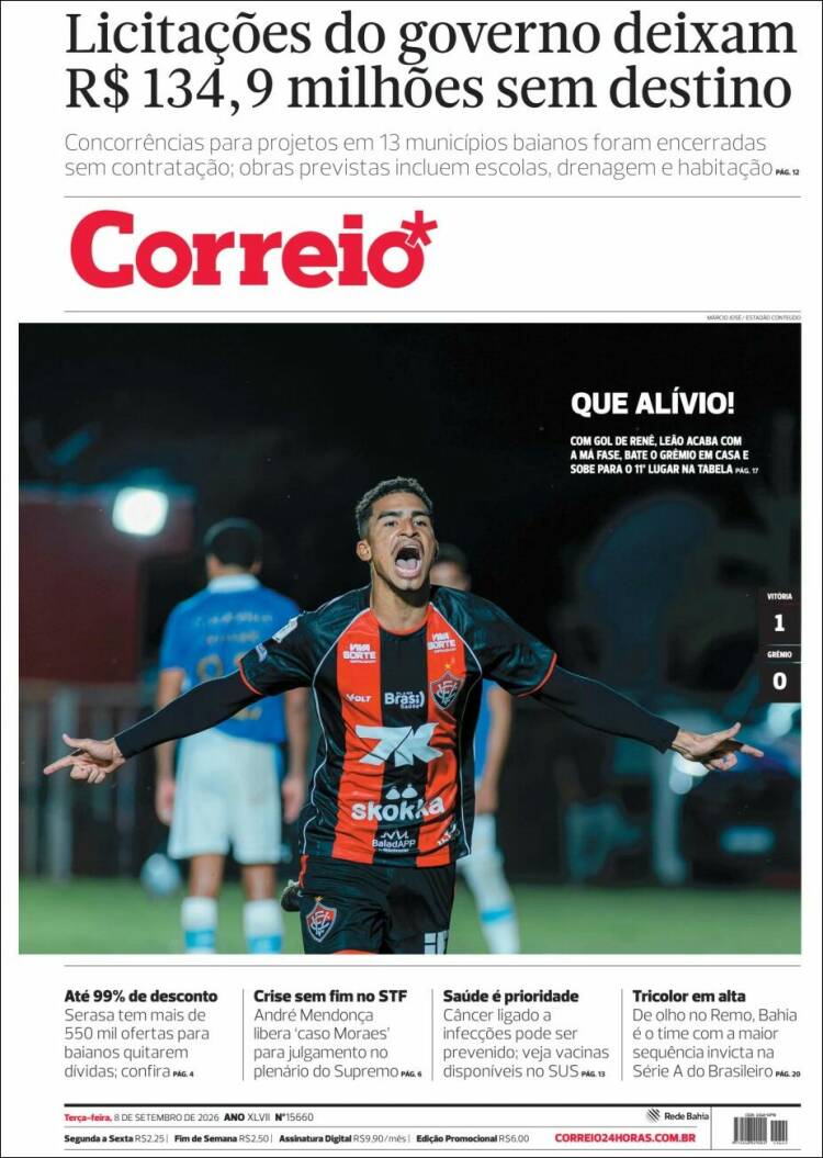 Portada de Correio* (Br&eacute;sil)