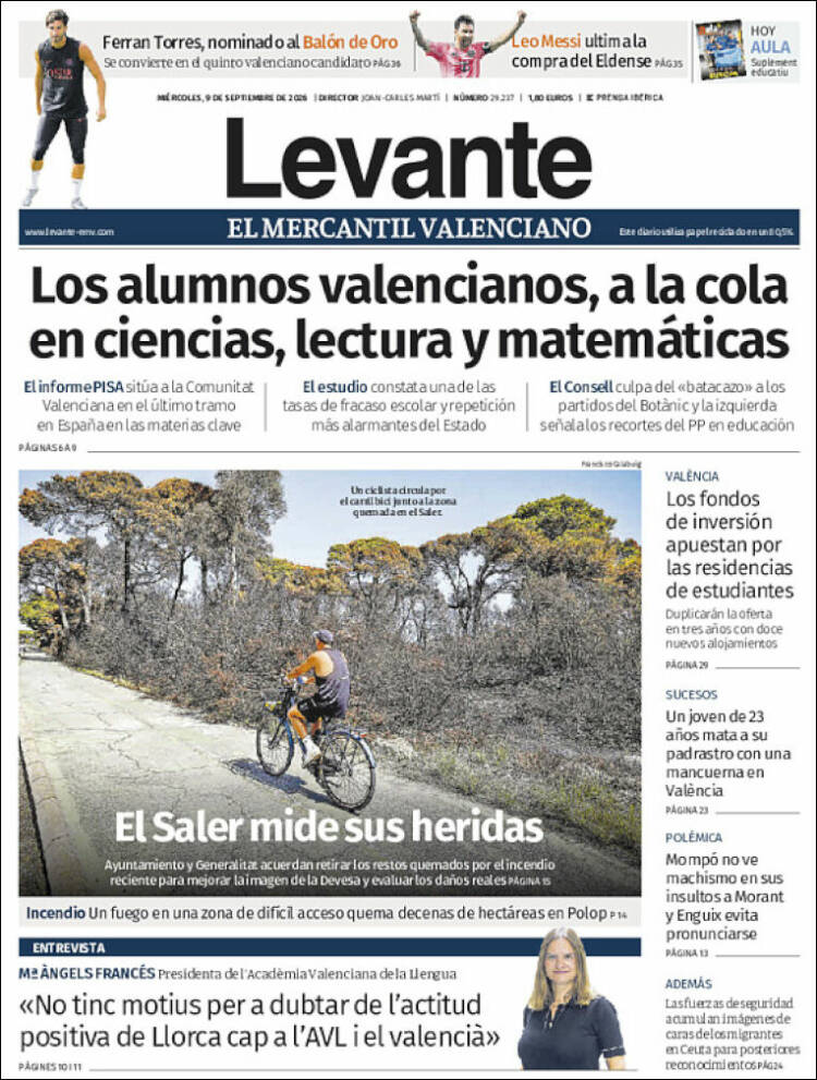 Portada de Levante (Espagne)
