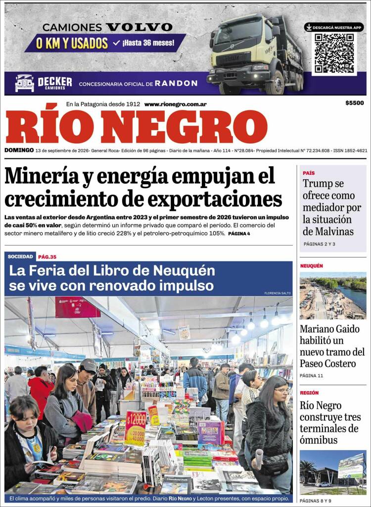 Portada de Rio Negro (Argentina)