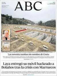 Portada de ABC (Espagne)