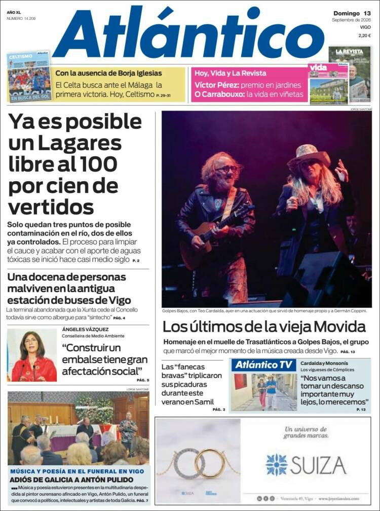 Portada de Atlántico Diario (Espa&ntilde;a)