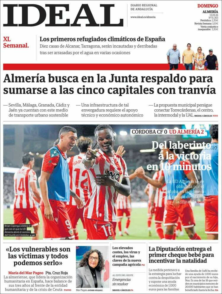 Portada de Ideal Almeria (Espa&ntilde;a)