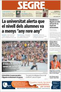 Portada de Segre (Espa&ntilde;a)