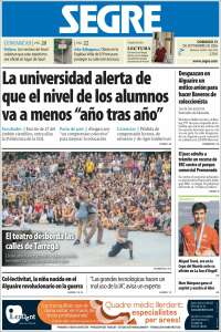 Portada de Segre  (Espa&ntilde;a)