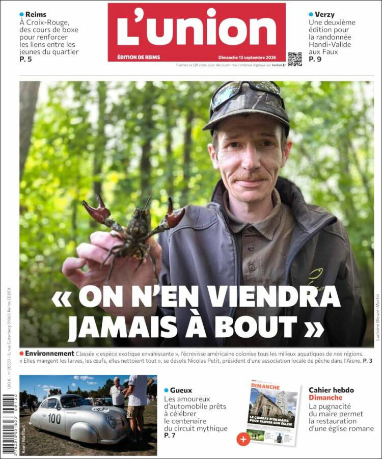 Portada de L'Union (Francia)