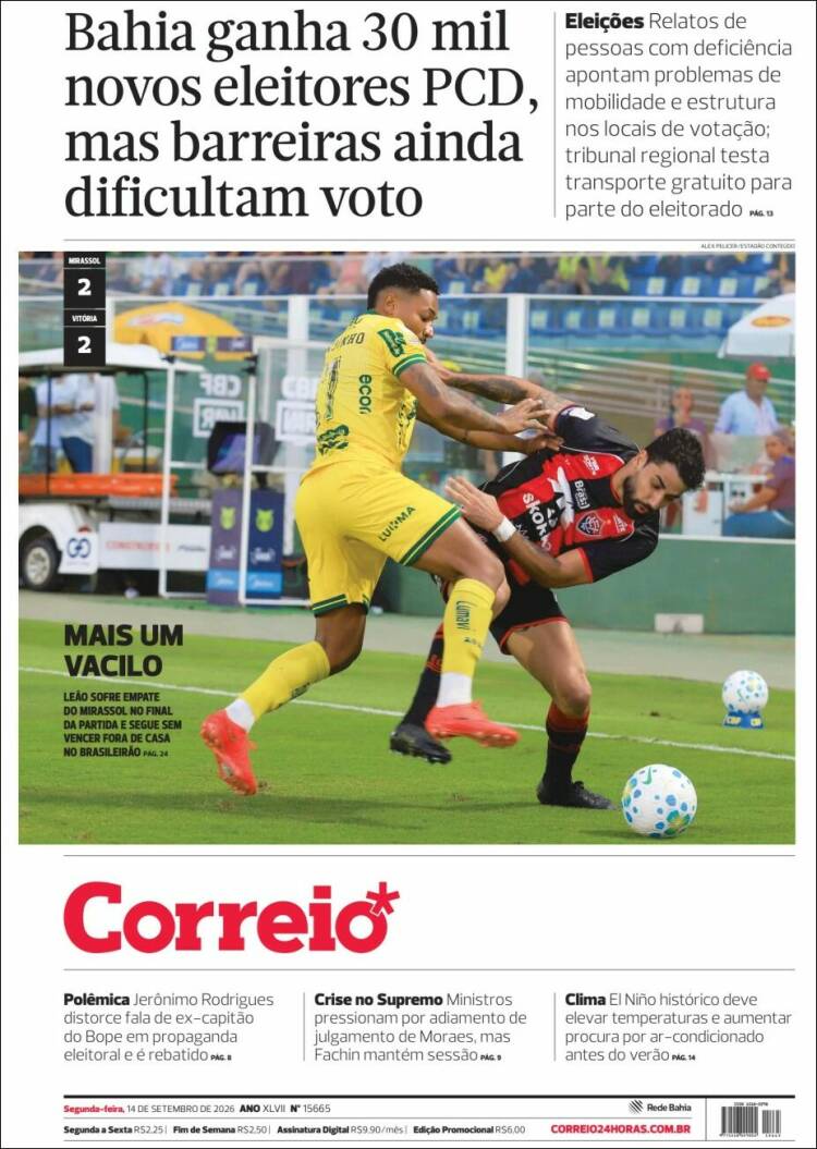Portada de Correio* (Brasil)