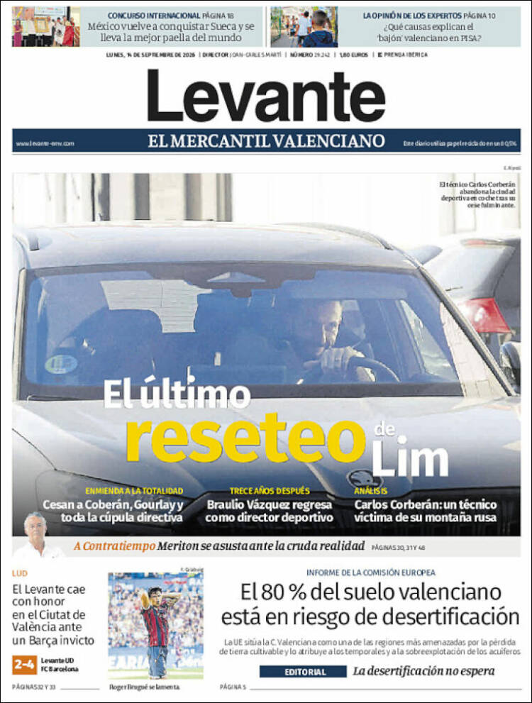 Portada de Levante (Espa&ntilde;a)