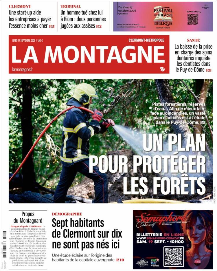 Portada de La Montagne (Francia)
