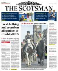 Portada de The Scotsman (Reino Unido)