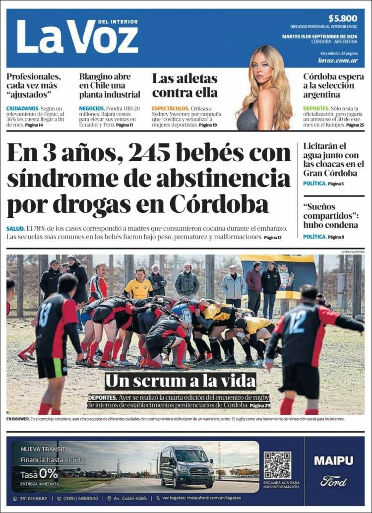 Tapa de diario