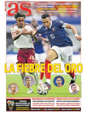 Portada de Diario AS de hoy