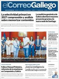Portada de El Correo Gallego (Espa&ntilde;a)