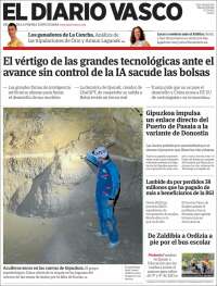 Portada de Diario Vasco (Espagne)
