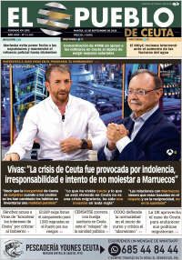 Portada de El Pueblo de Ceuta (Espa&ntilde;a)