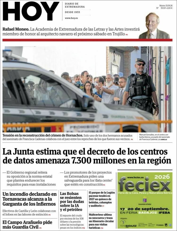 Portada de Hoy - Badajoz (Espagne)