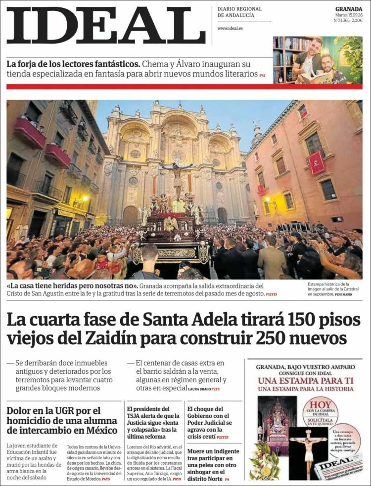 Portada de Ideal (Espagne)