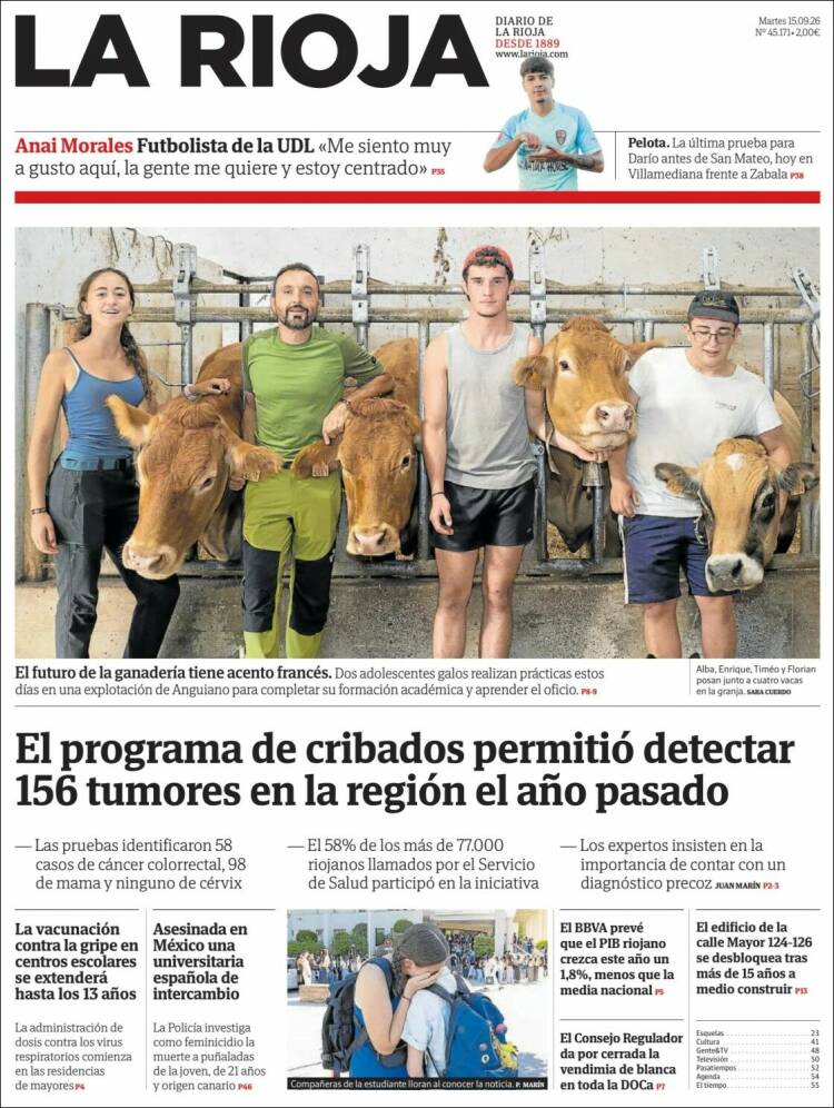 Portada de La Rioja (Espa&ntilde;a)