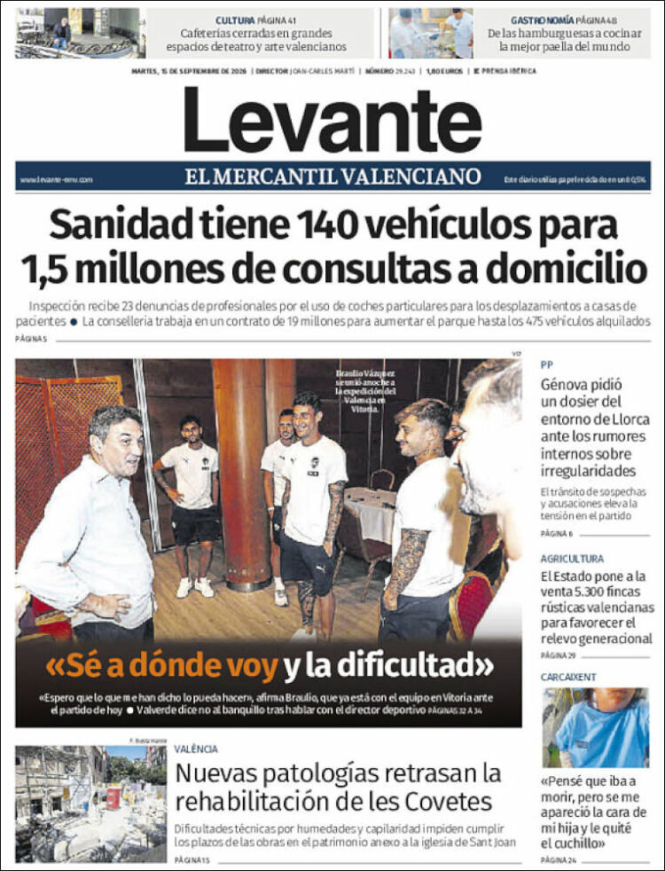 Portada de Levante (Espa&ntilde;a)