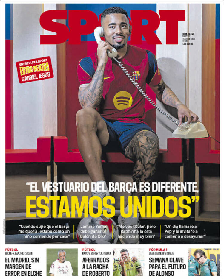 Portada de Sport (Espagne)